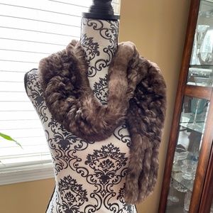 Genuine Rabbit Scarf - Like New